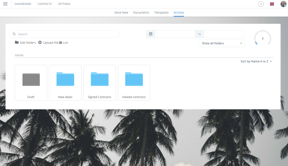 screenshot of Simple Sign